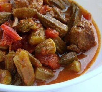 Okra with meat Ready to cook box